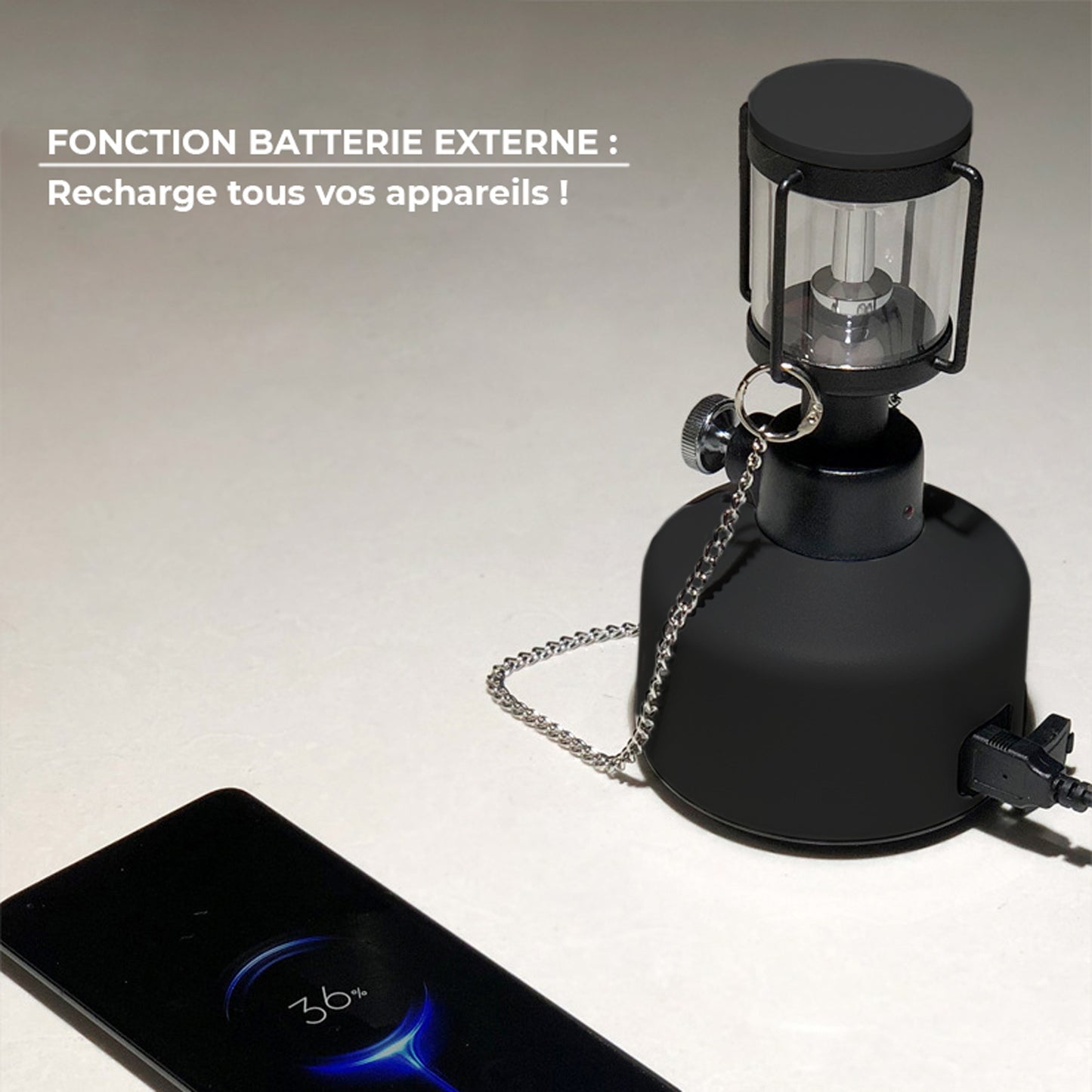 🌬️ Lanterne LED Nomade Mistral