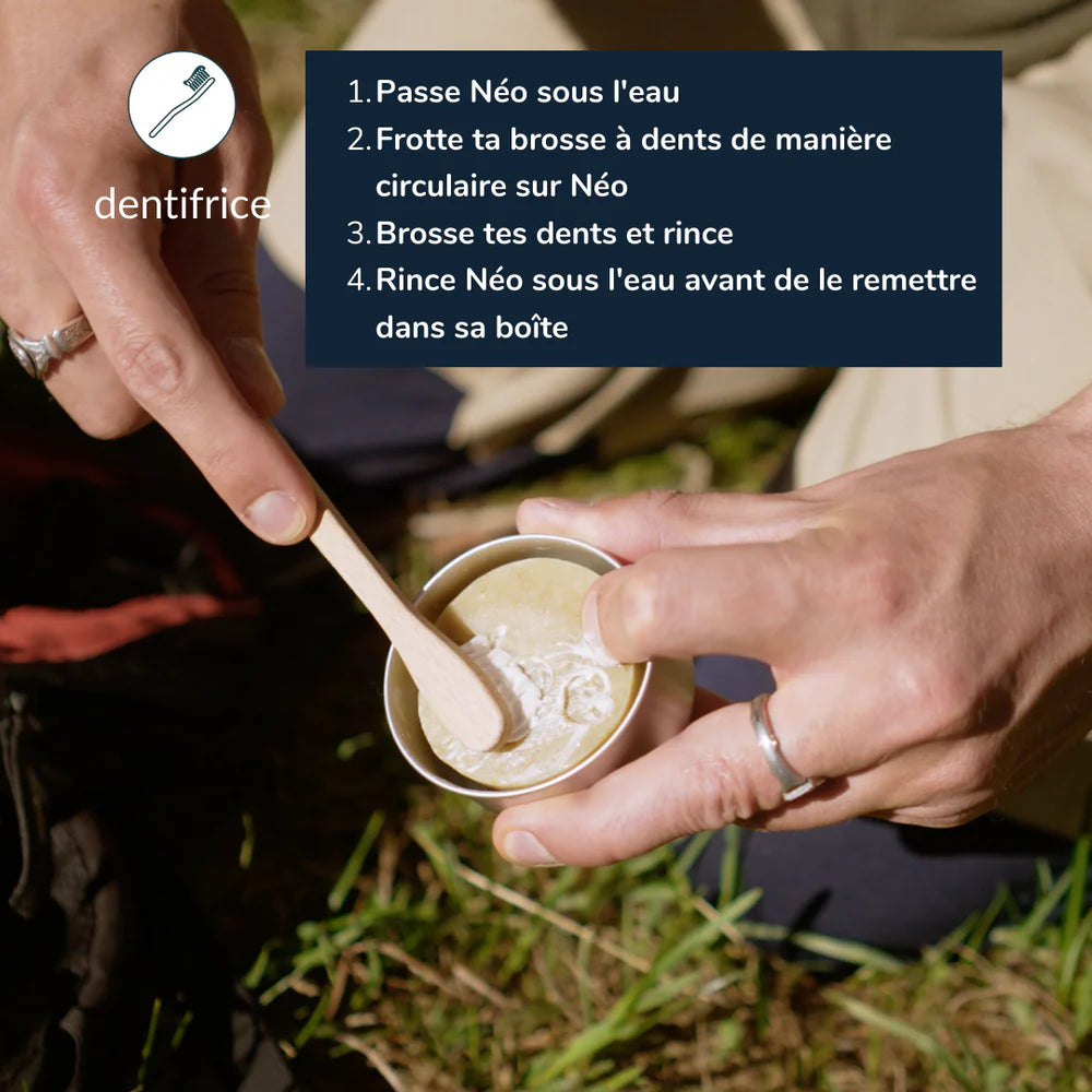 Dentifrice en pastilles naturel – Zéro déchet, pratique & rechargeable