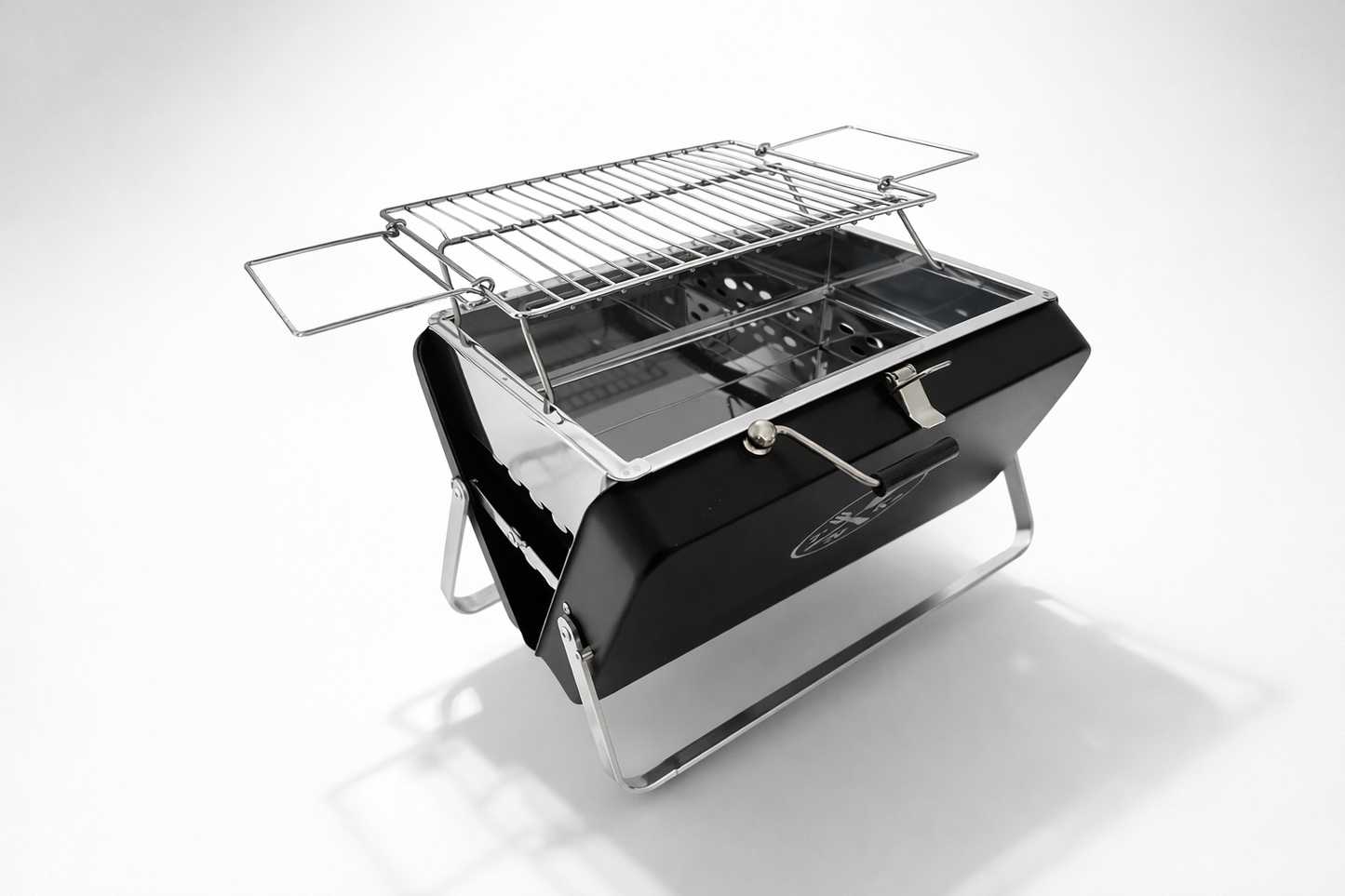 Barbecue portable à charbon en mallette – Compact & léger pour camping et voyage