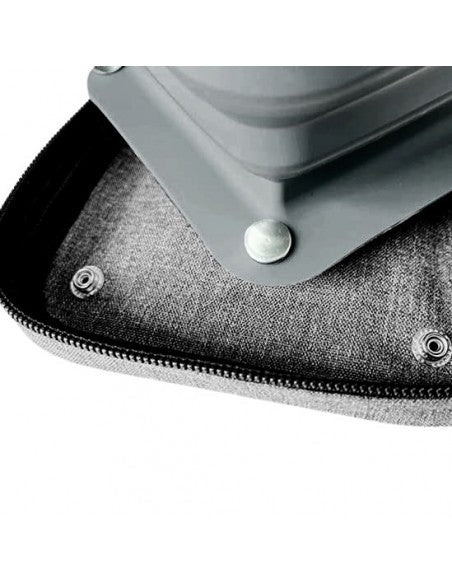 🐾 Petique Portabowl Gamelle d'eau et de nourriture - Gris