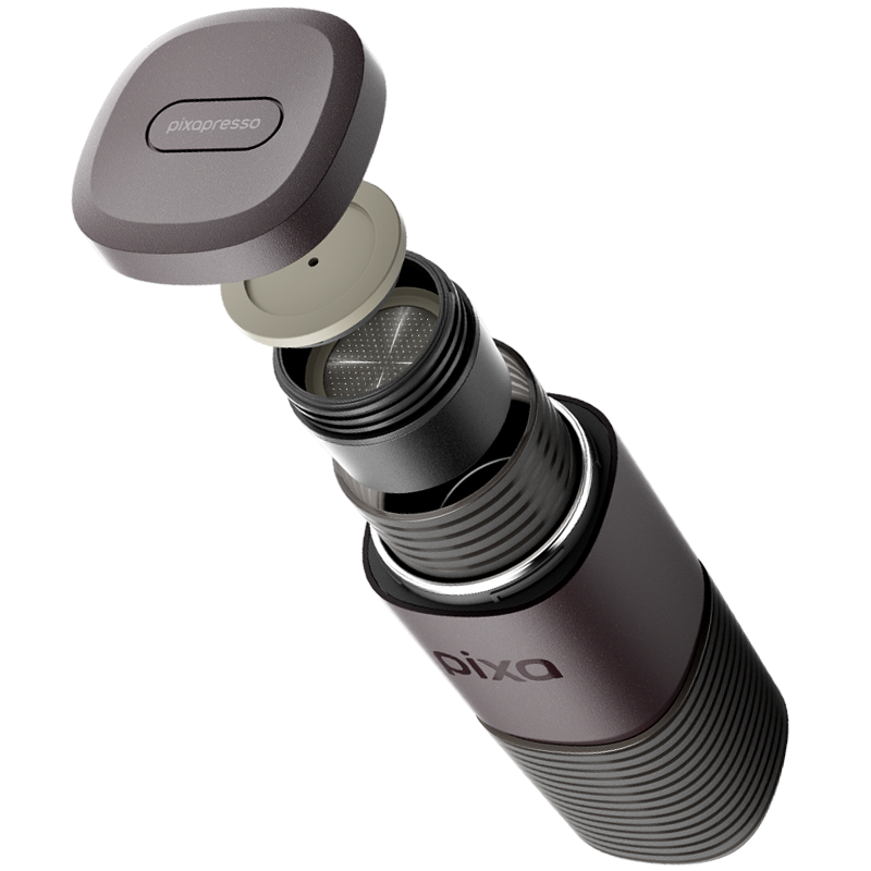 ☕ Machine à café portable électrique Pixapresso – Espresso nomade autonome USB-C (20 bars)