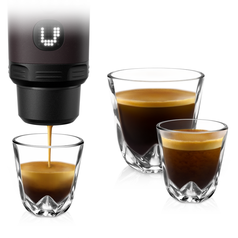 ☕ Machine à café portable électrique Pixapresso – Espresso nomade autonome USB-C (20 bars)
