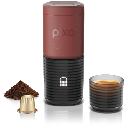 ☕ Machine à café portable électrique Pixapresso – Espresso nomade autonome USB-C (20 bars)