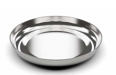 Assiette en acier inoxydable 1000 ml