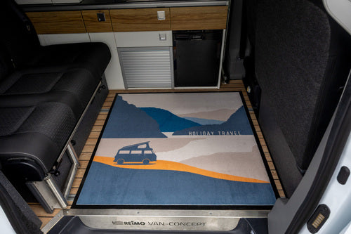 Grand tapis de salon Spirit Holiday Travel – 113 × 113 cm