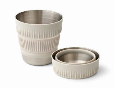 Tasse pliable en acier inoxydable Detour