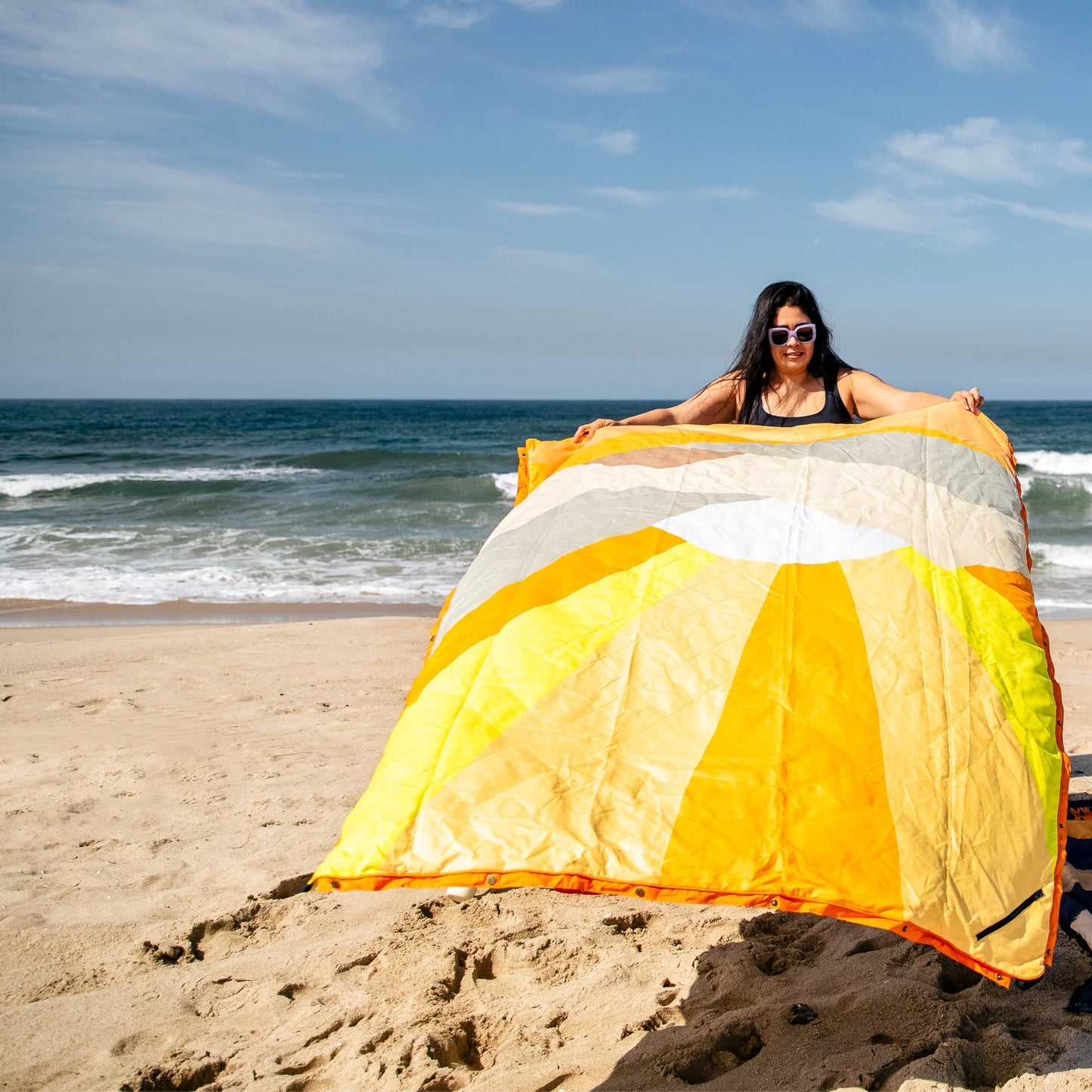 🏕️Couverture de pique-nique & de plage compacte – Portable & légère