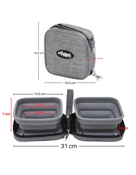 🐾 Gamelle pliable pour chien & chat – Eau et nourriture nomade