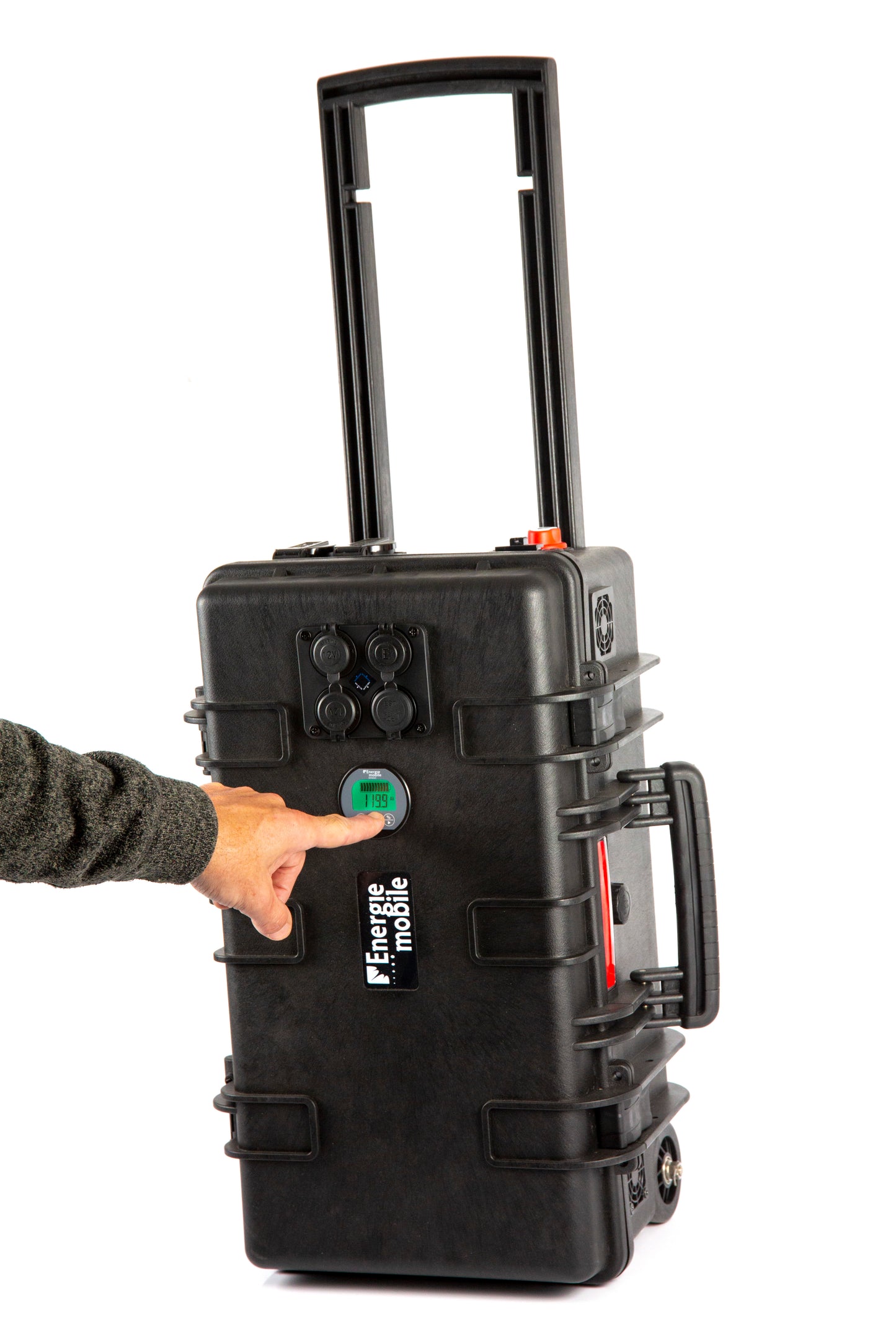 Kit Powercase PK2560-200 + Panneau Solaire 210W – Batterie Portable 2560 W | Autonomie Van & Camping