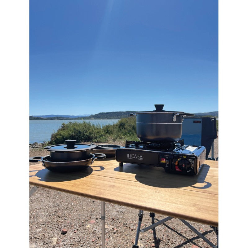 🔥 Réchaud à gaz portatif 1 feu – Compact & nomade